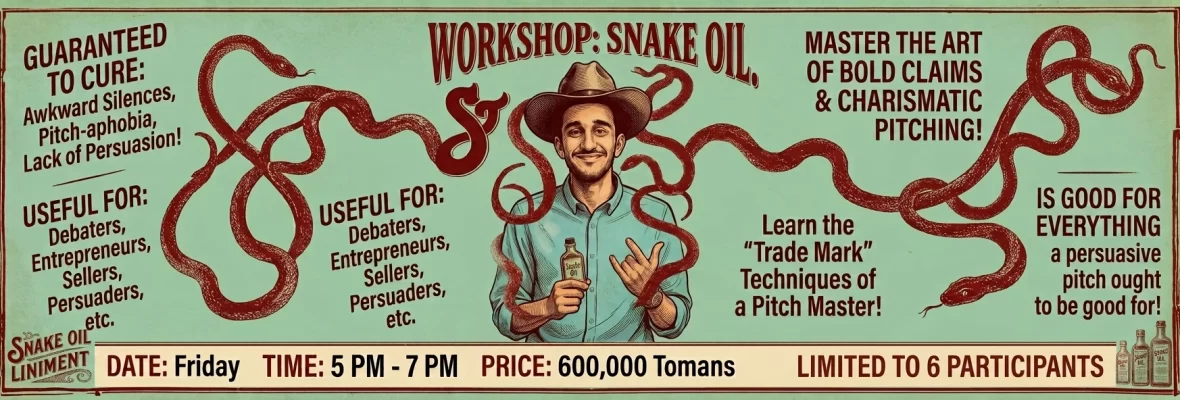 Workshop Snake oil Workshop Snake oil